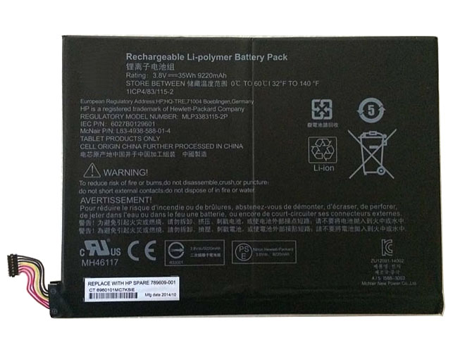 different 789609-001 battery